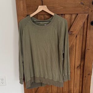 Olive Green Women's Sweatshirt
